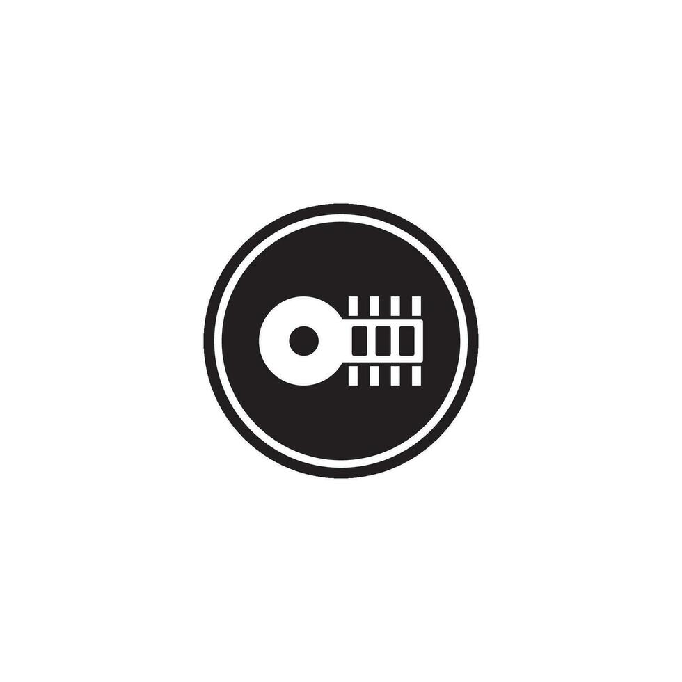 chip icon vector