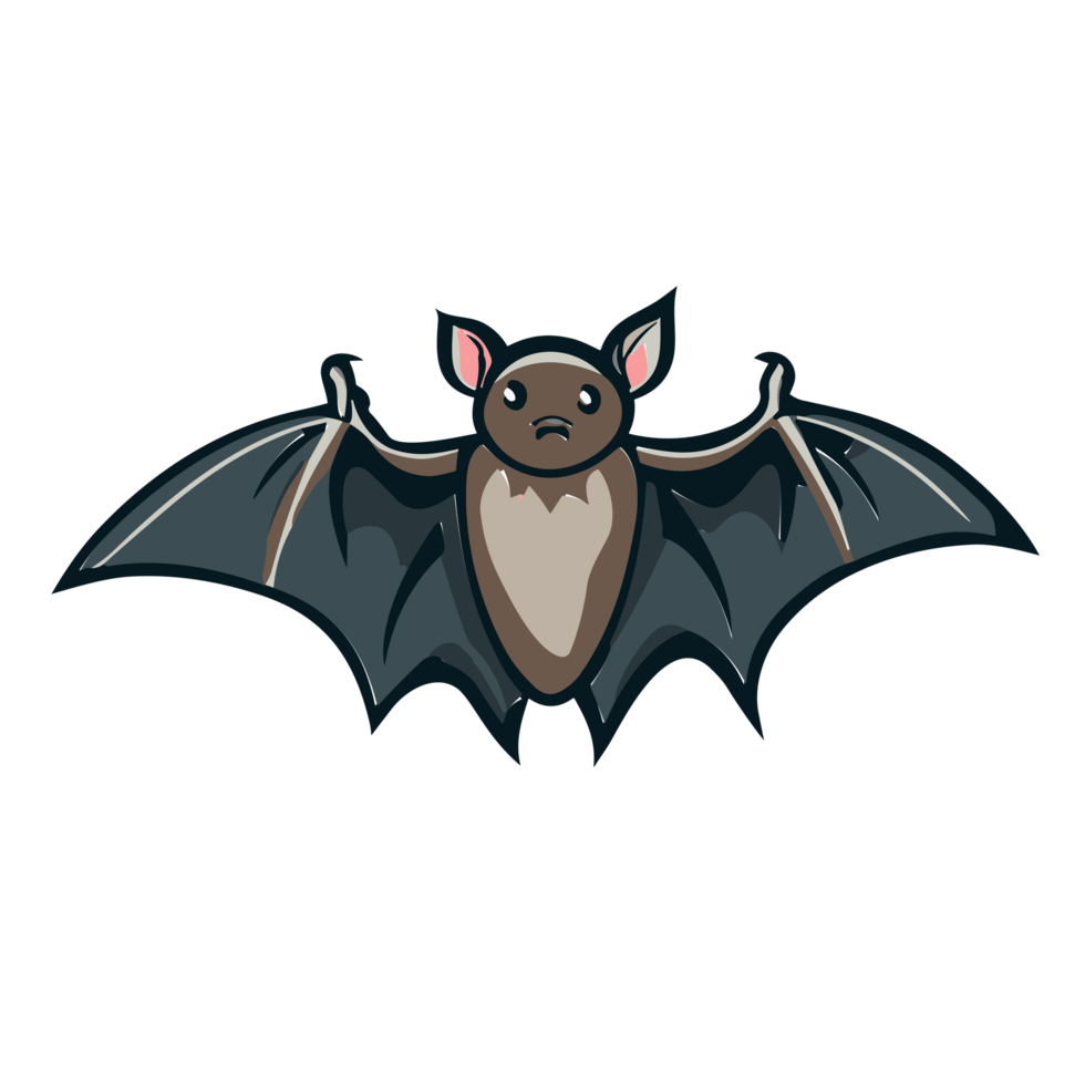 pipistrello isolato, ai generativo png