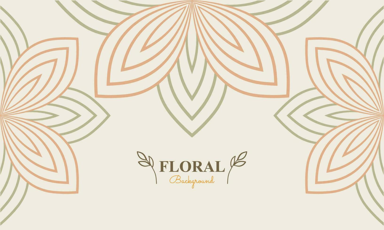 resumen floral antecedentes con resumen natural forma, hoja y floral ornamento en suave color diseño vector