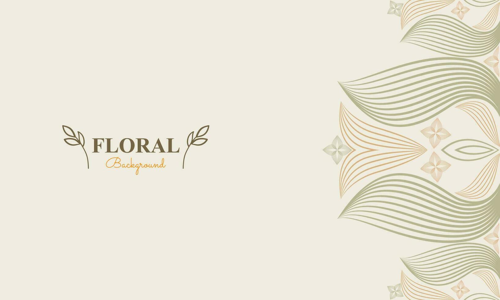 natural antecedentes con resumen natural forma, hoja y floral ornamento en suave color estilo diseño vector