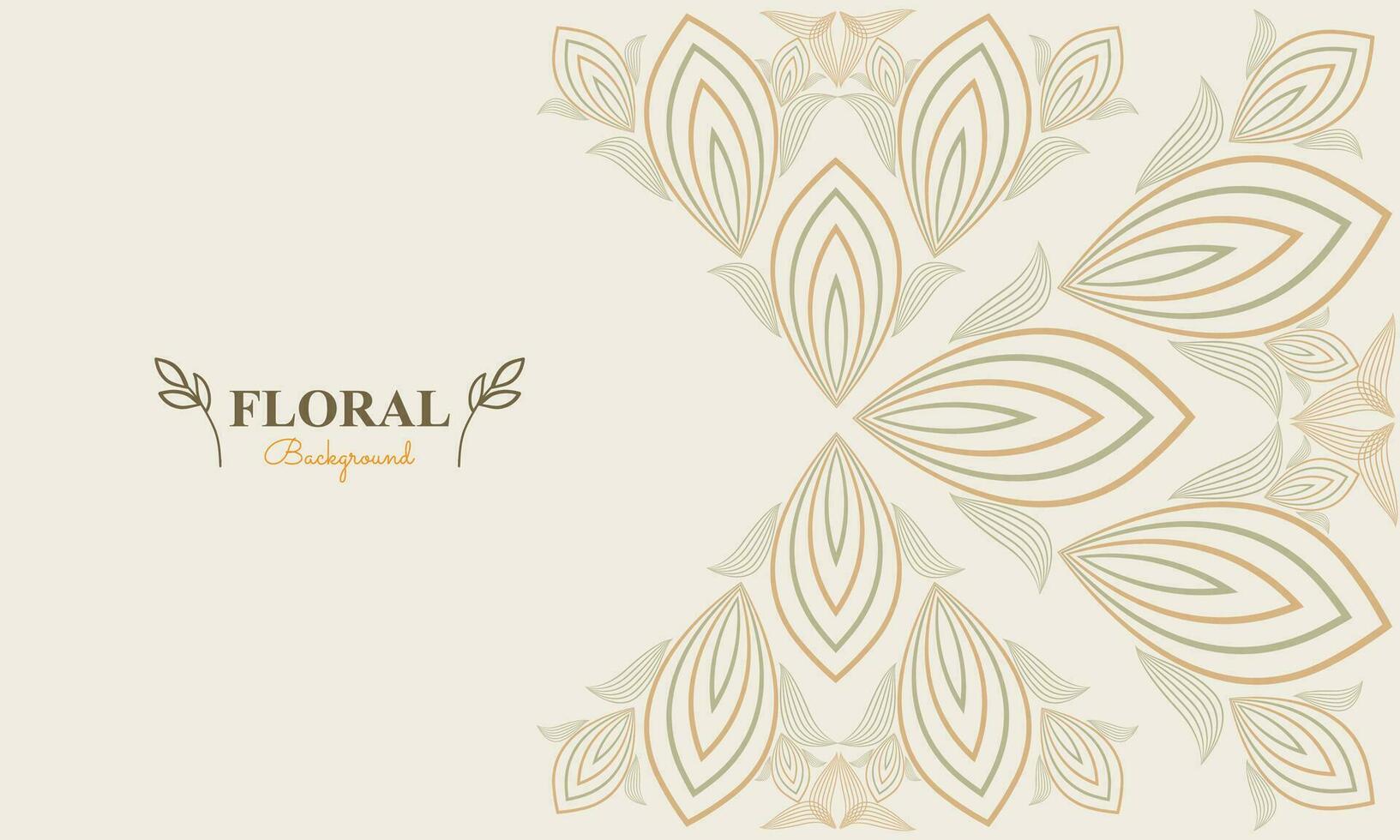 natural antecedentes con resumen natural forma, hoja y floral ornamento en suave color estilo diseño vector