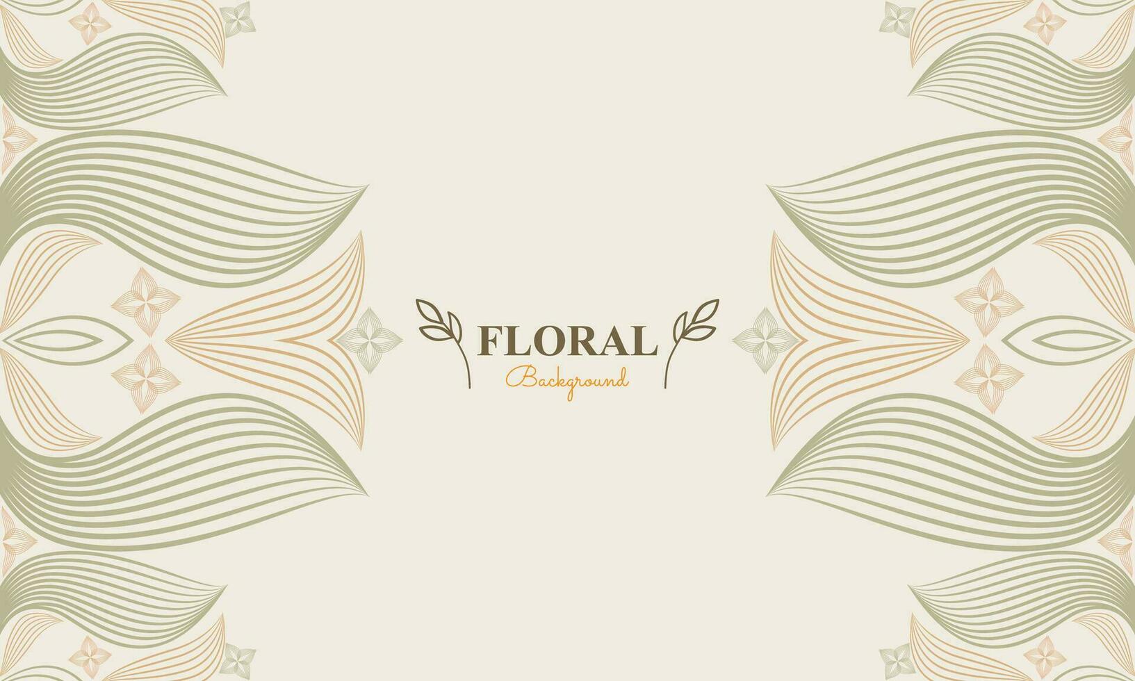 natural antecedentes con resumen natural forma, hoja y floral ornamento en suave color estilo diseño vector