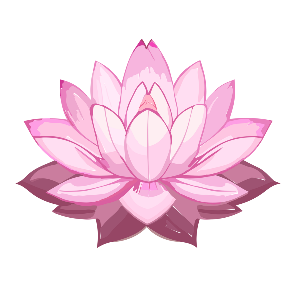 lotus fleur, ai génératif png