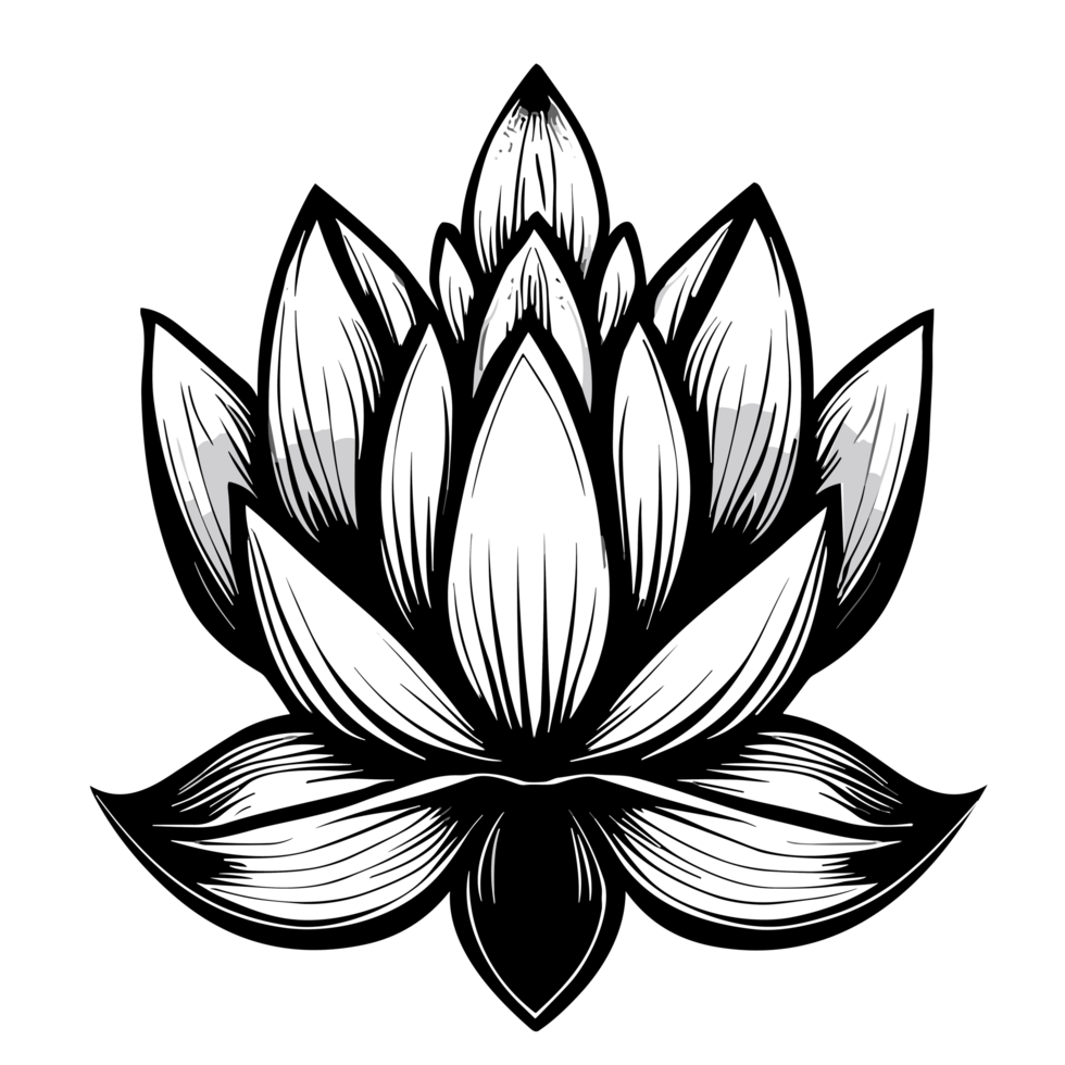 lotus fleur, ai génératif png
