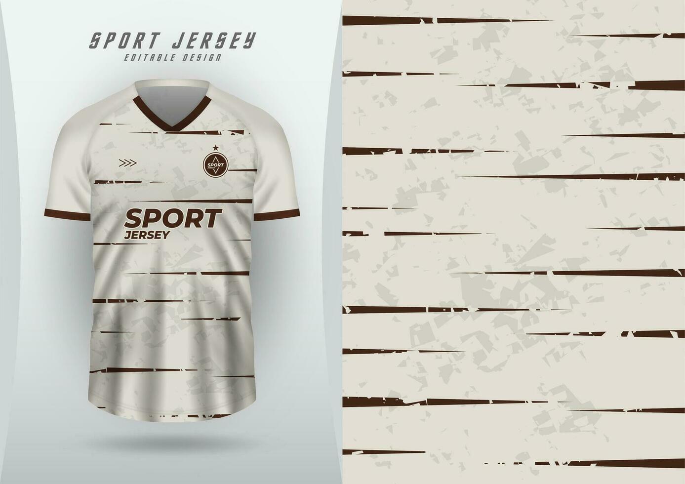 Background for sports, jersey, football, running jersey, racing jersey, cycling, cream texture, pattern, grunge and brown lines. vector