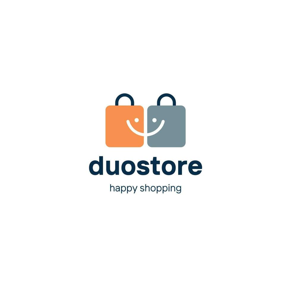 Business logo for online shop vector