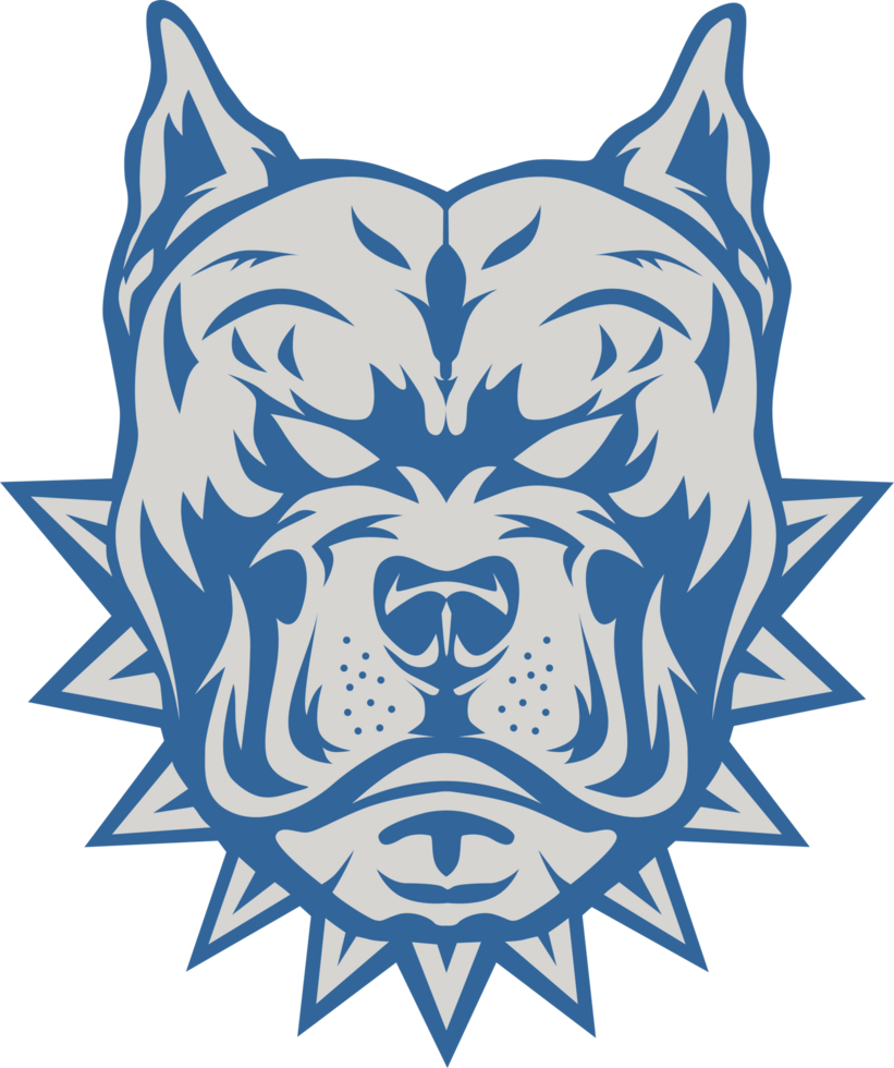 dog head pitbull logo png
