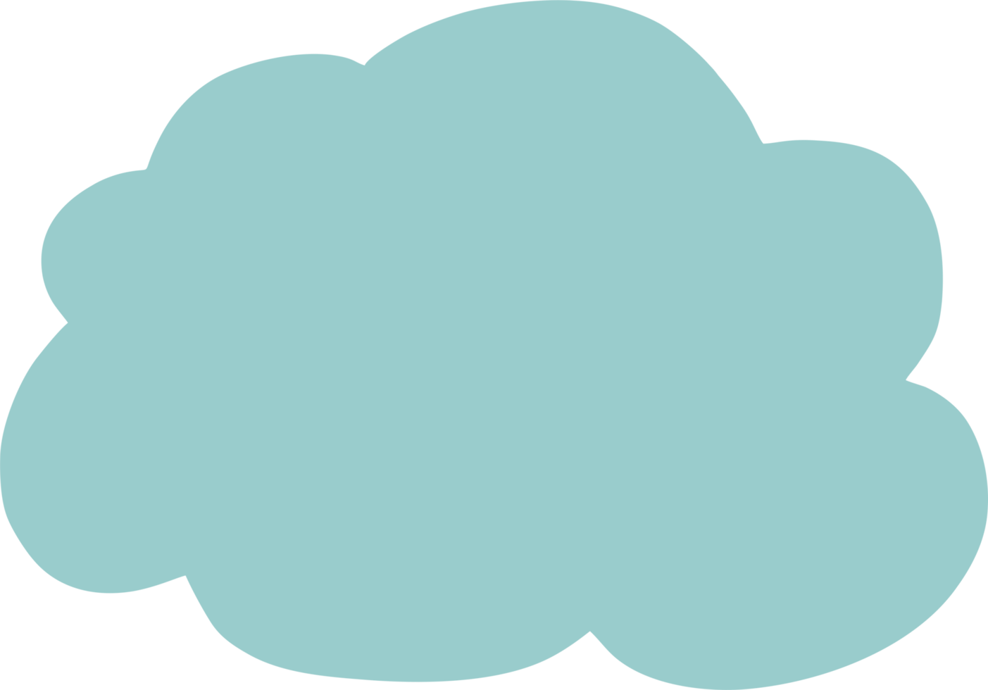 Cloud shape cloudy  icon png transparent