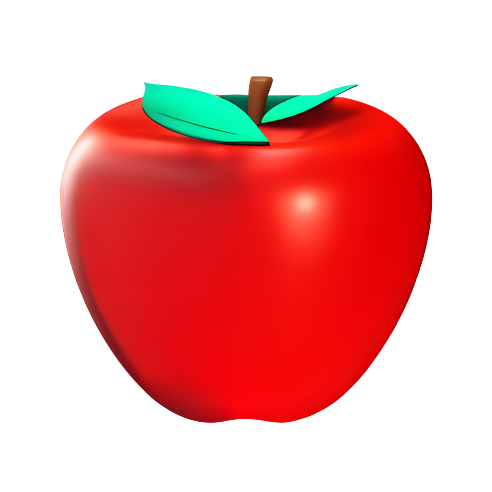 アニメ APPLE Leaf APPLE project Apple Fruit With Green Leaf 3D Model $19 - .3ds .c4d .ma