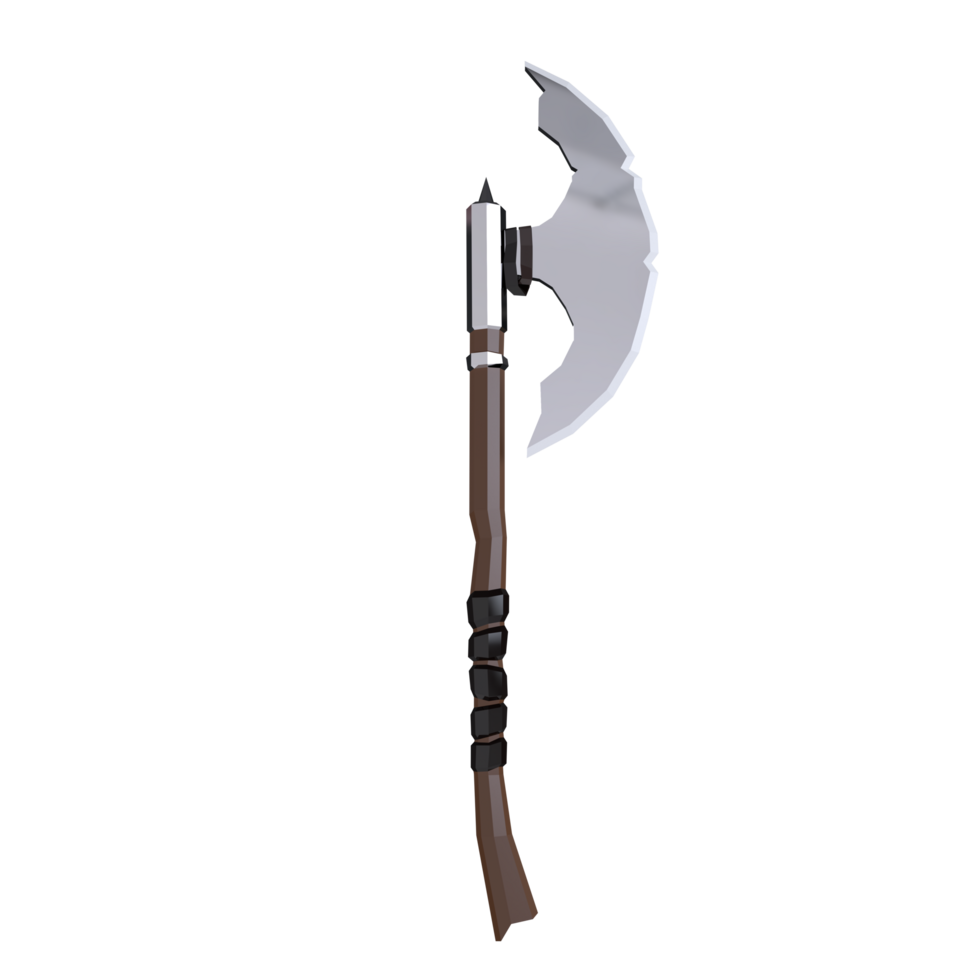 3d Rendering Of Medieval Axe png