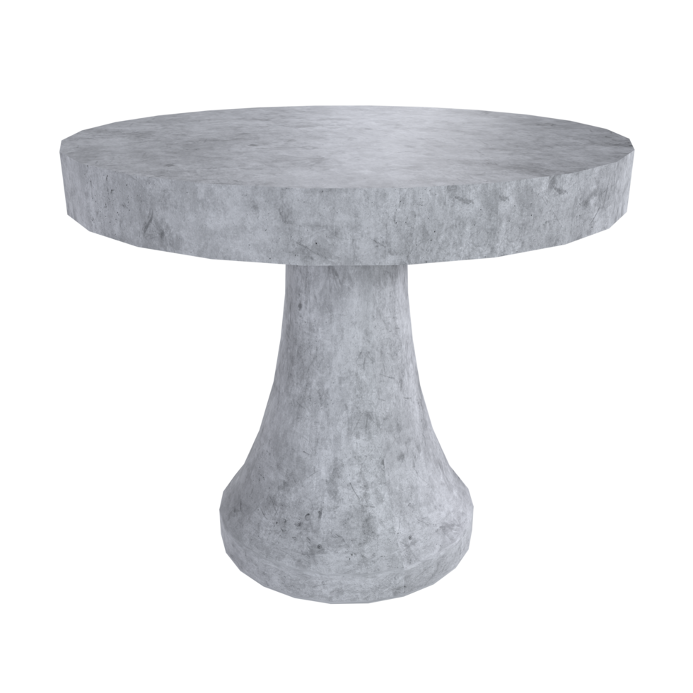 3d Rendering Of Stone Table png