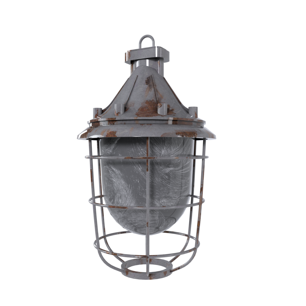 3d Rendering Of Old Lamp png