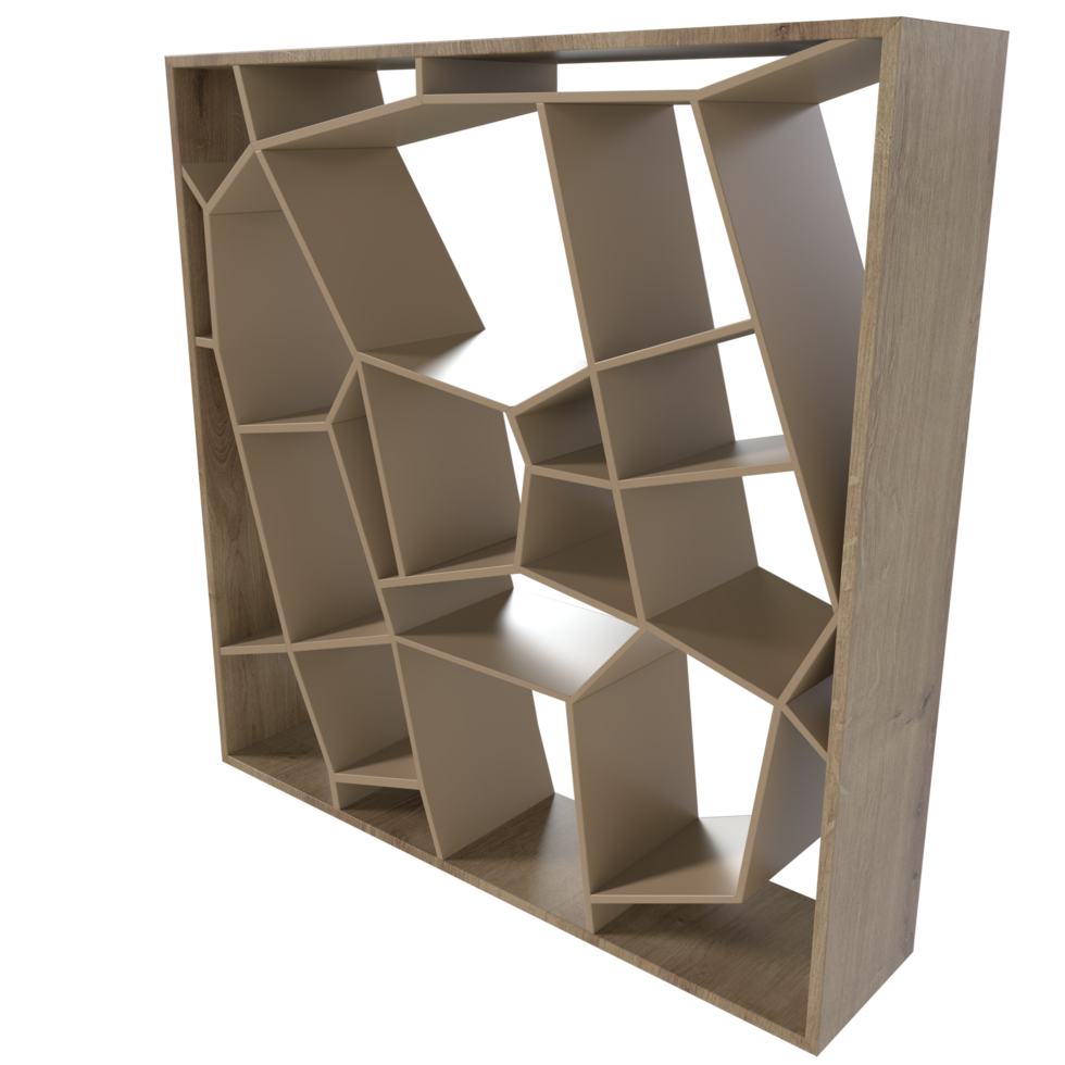 3d representación de libro mueble png