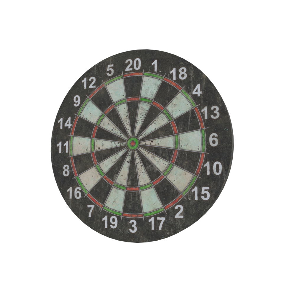 3d Rendering Of Dart Board png