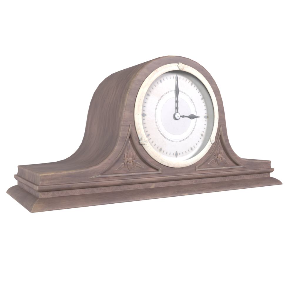 3d Rendering Of Desk Clock png