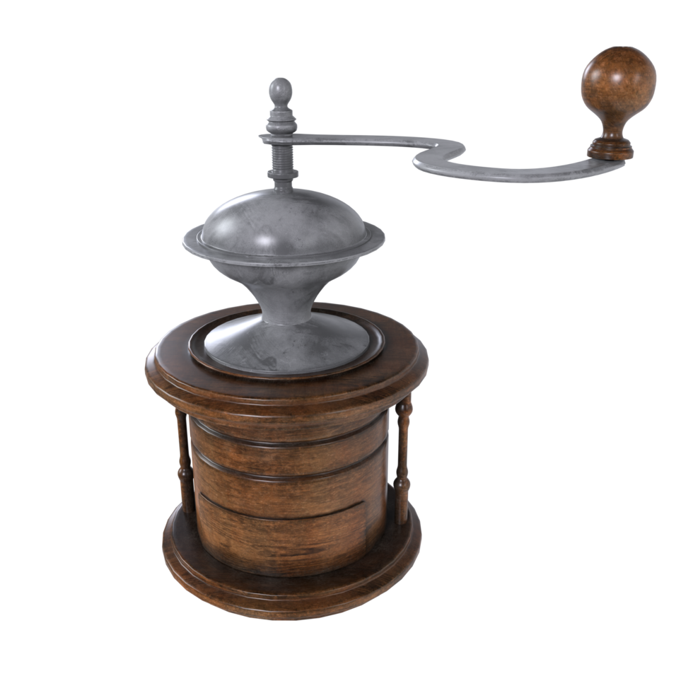 3d Rendering Of Coffee Grinder png