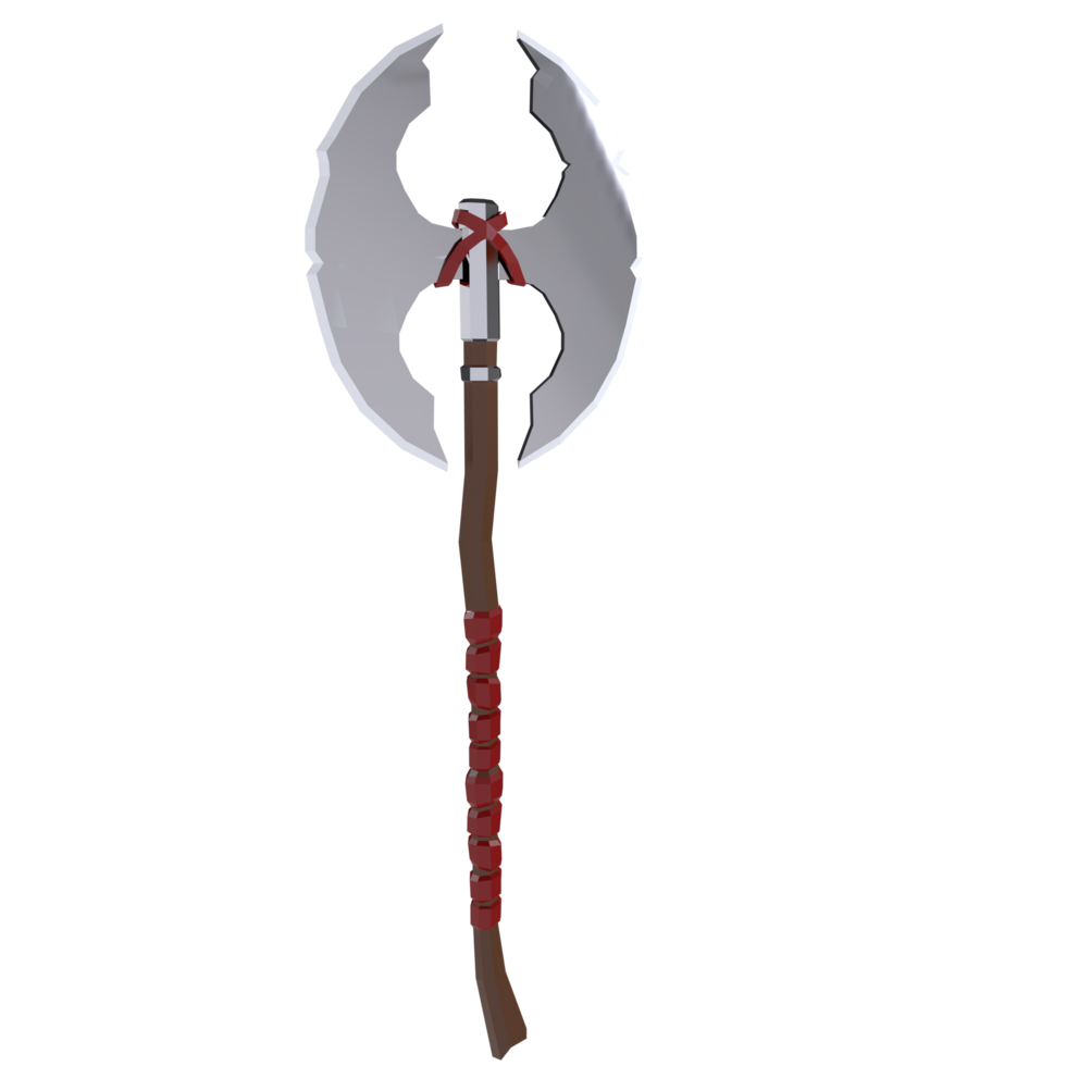 3d Rendering Of Medieval Axe png