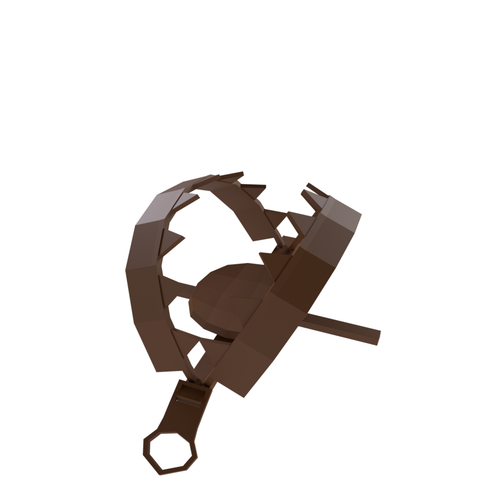 3d Rendering Of Bear Trap png