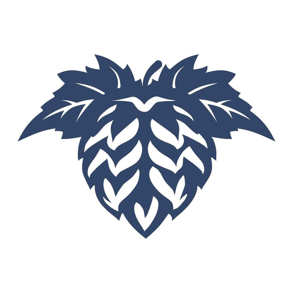 Image of hops with chanterelles vector
