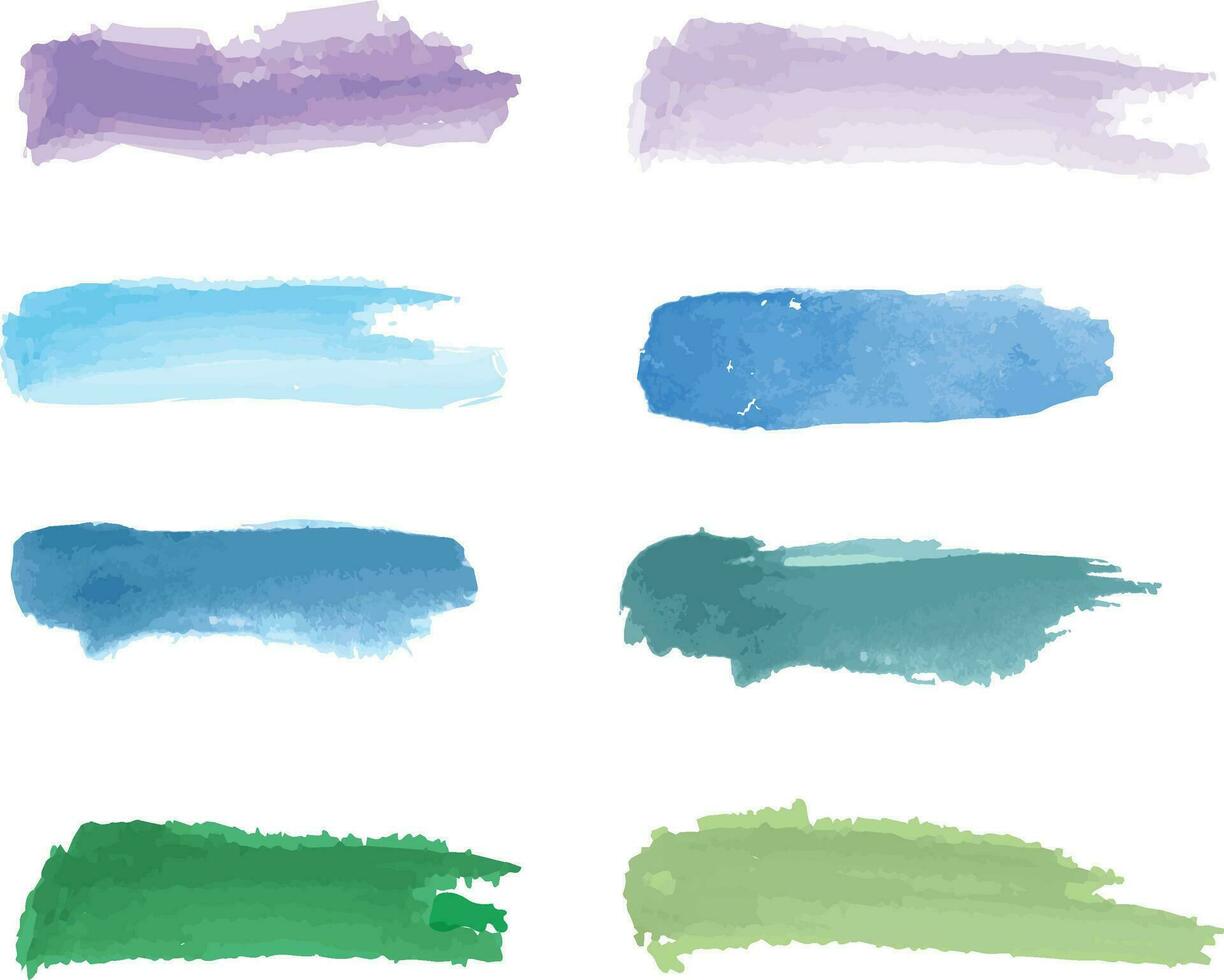 Vector abstract watercolor paint with brush background template