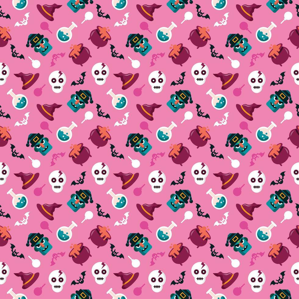 Happy Halloween or party invitation background with night clouds and scary castle. vector