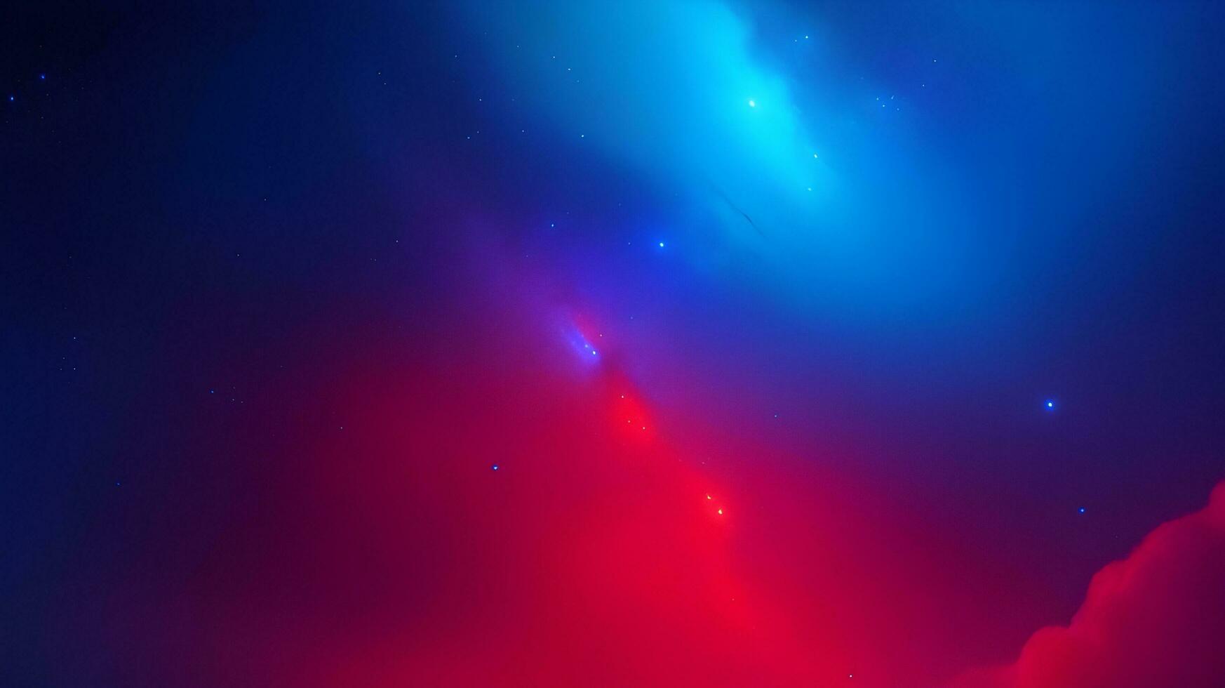 minimalist blue and red galaxy artwork background that uses subtle gradients photo