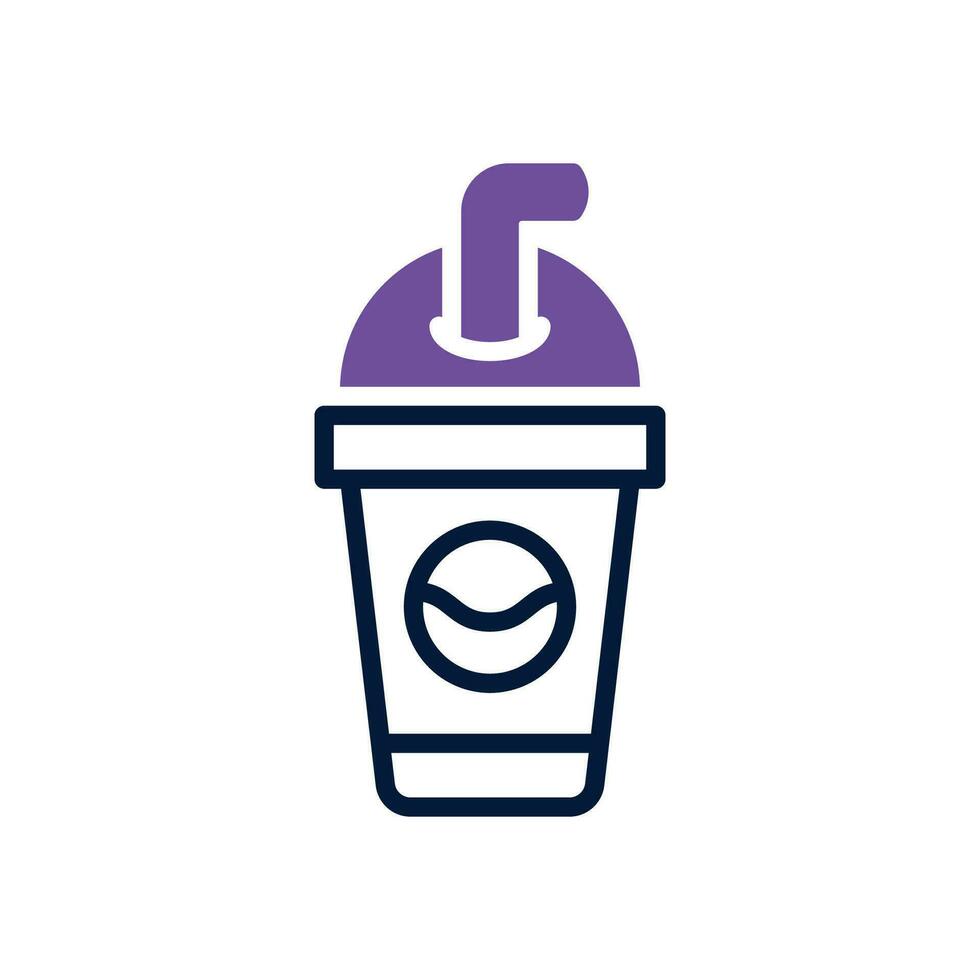 soft drink dual tone icon. vector icon for your website, mobile, presentation, and logo design.