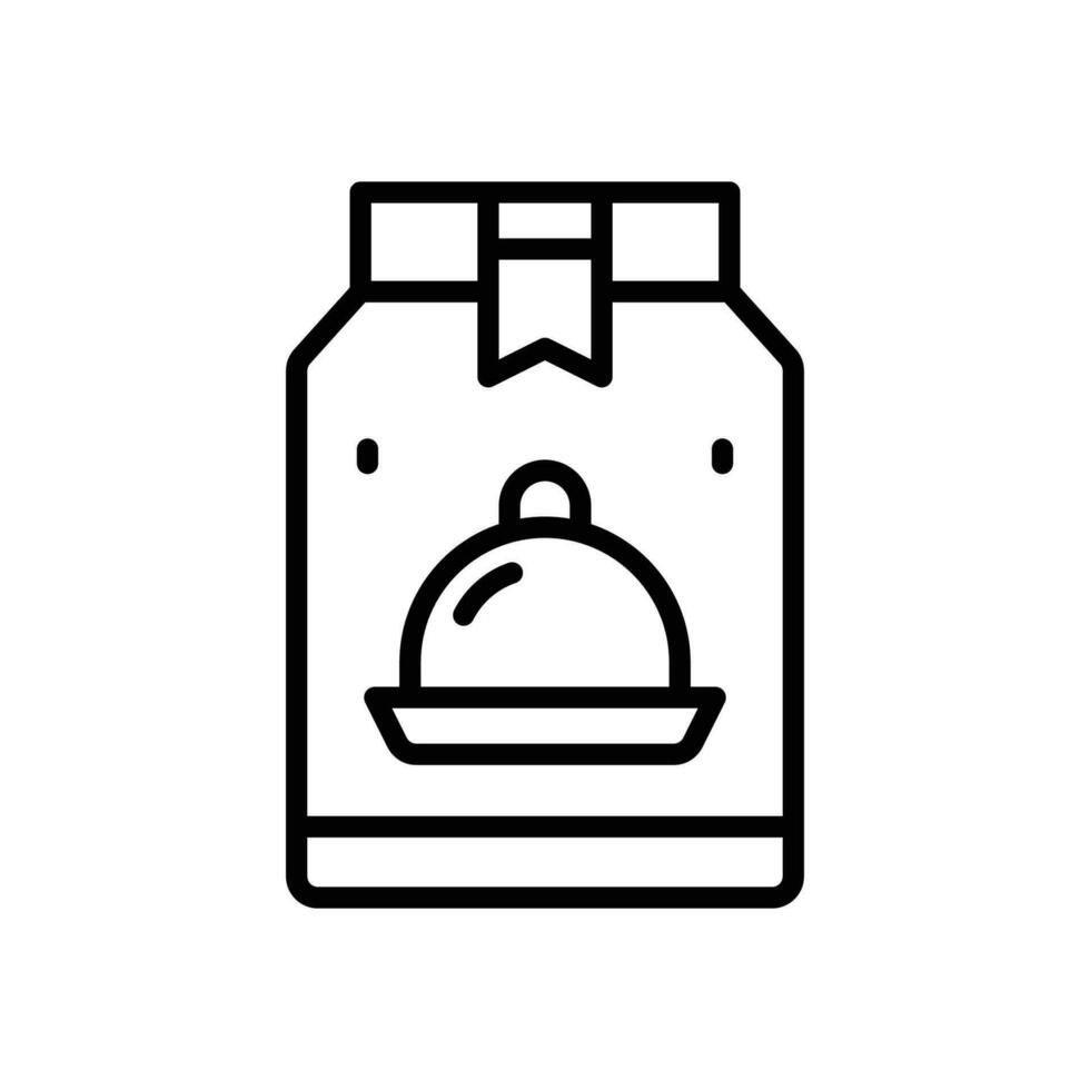 food pack line icon. vector icon for your website, mobile, presentation, and logo design.