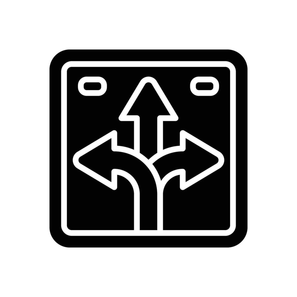 direction glyph icon. vector icon for your website, mobile, presentation, and logo design.