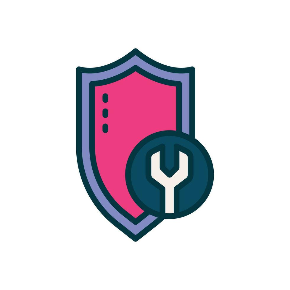 security filled color icon. vector icon for your website, mobile, presentation, and logo design.