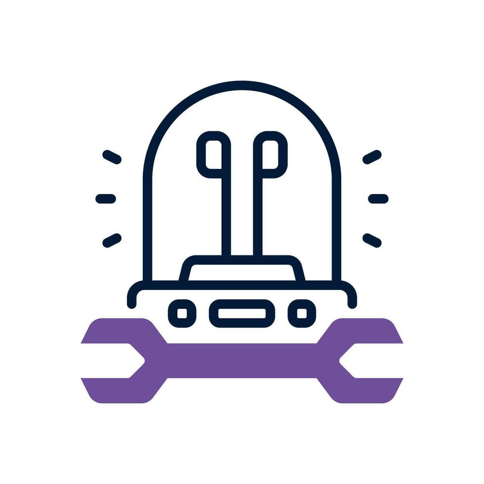 urgent dual tone icon. vector icon for your website, mobile, presentation, and logo design.