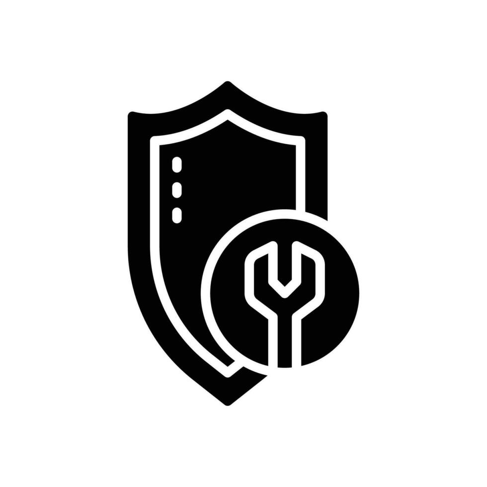 security glyph icon. vector icon for your website, mobile, presentation, and logo design.