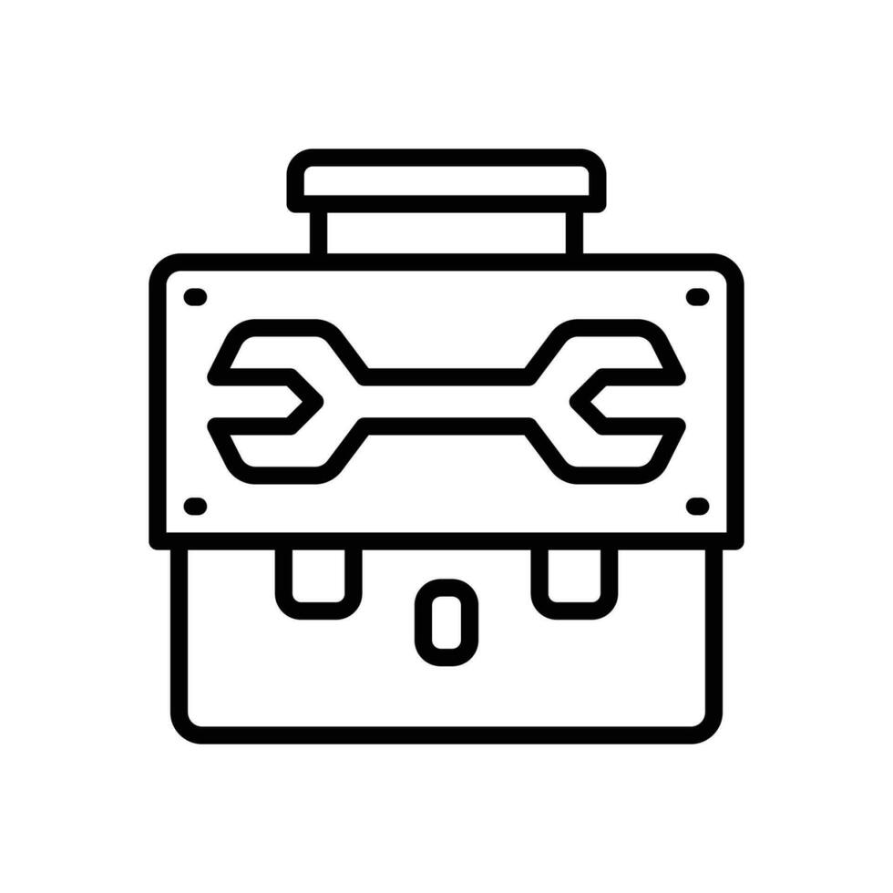 toolbox line icon. vector icon for your website, mobile, presentation, and logo design.