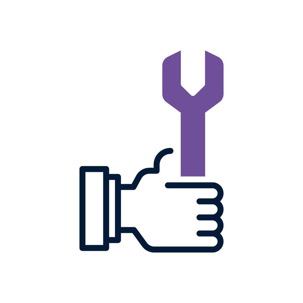 repair dual tone icon. vector icon for your website, mobile, presentation, and logo design.