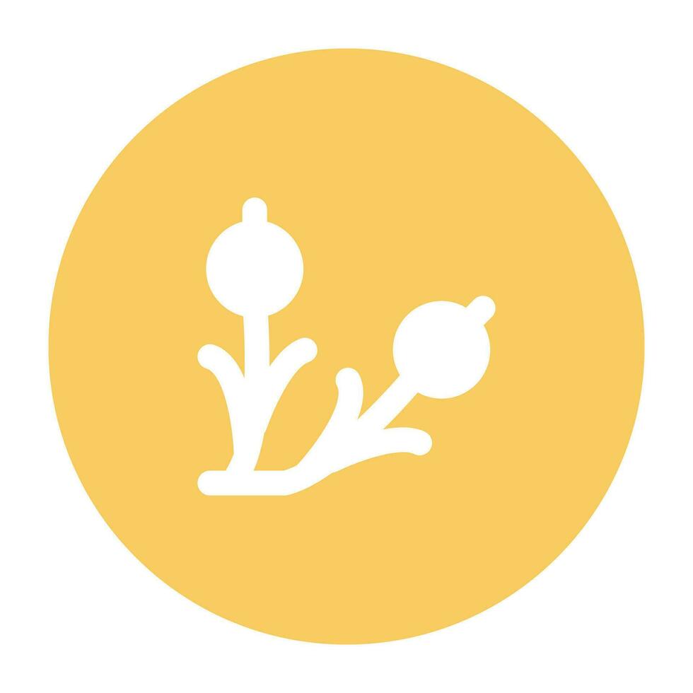 Nature and Weather Flat Round vector