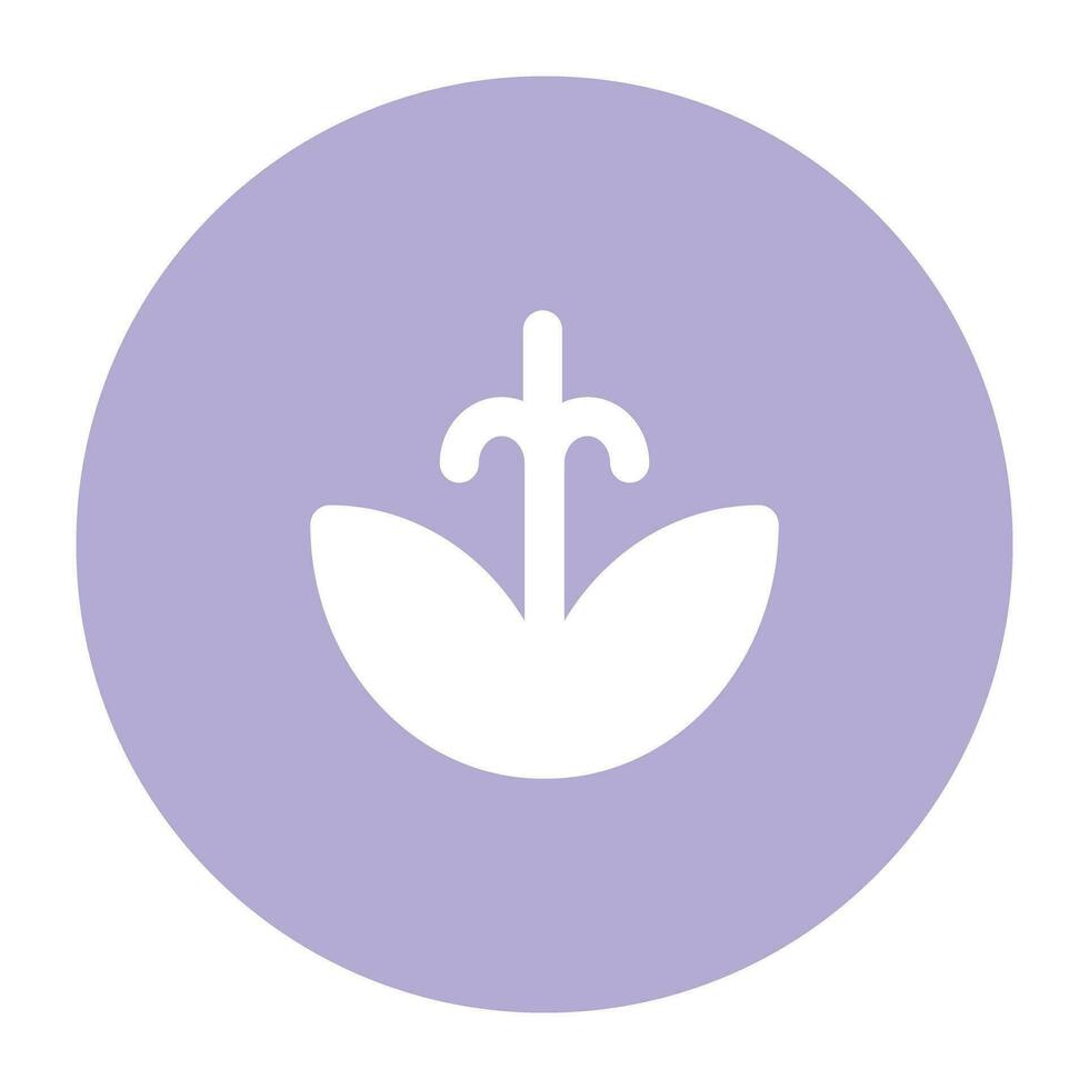Nature and Weather Flat Round vector
