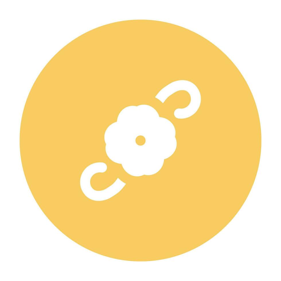 Nature and Weather Flat Round vector