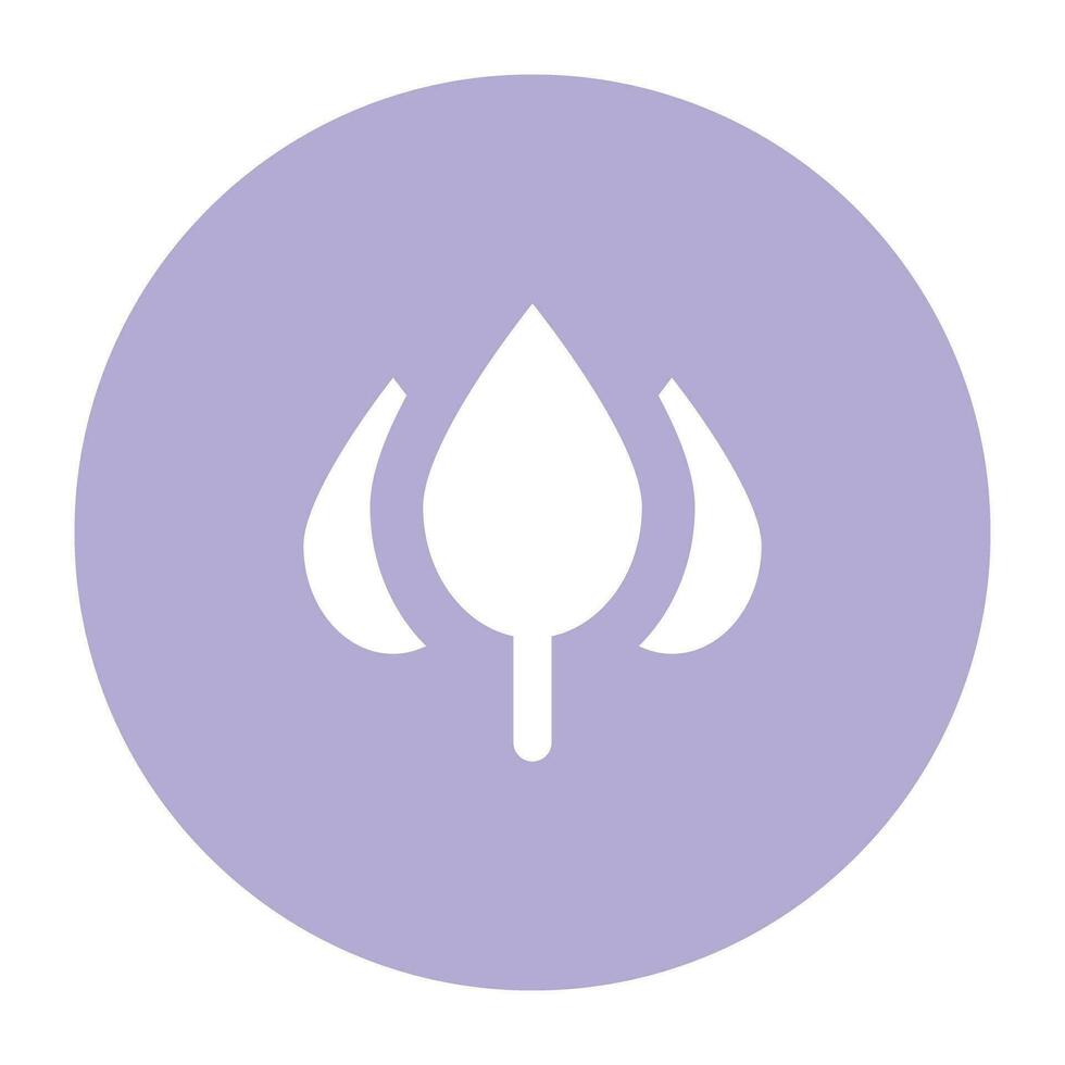 Nature and Weather Flat Round vector