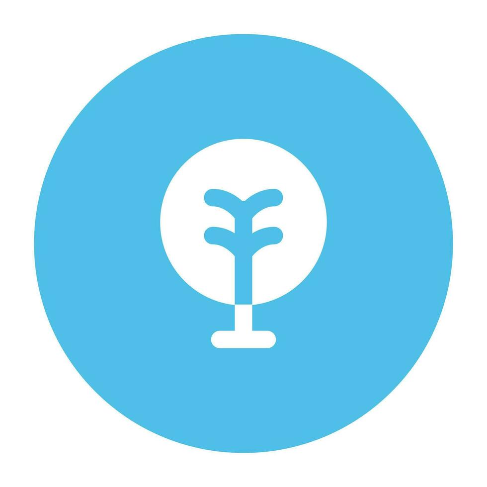 Nature and Weather Flat Round vector