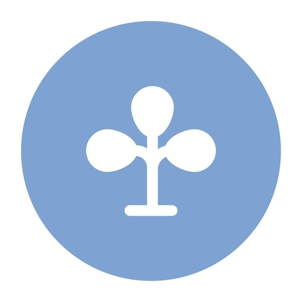 Nature and Weather Flat Round vector
