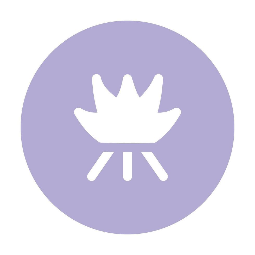 Nature and Weather Flat Round vector
