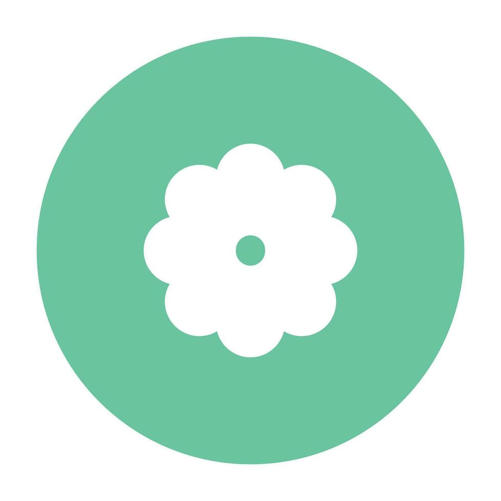 Nature and Weather Flat Round vector