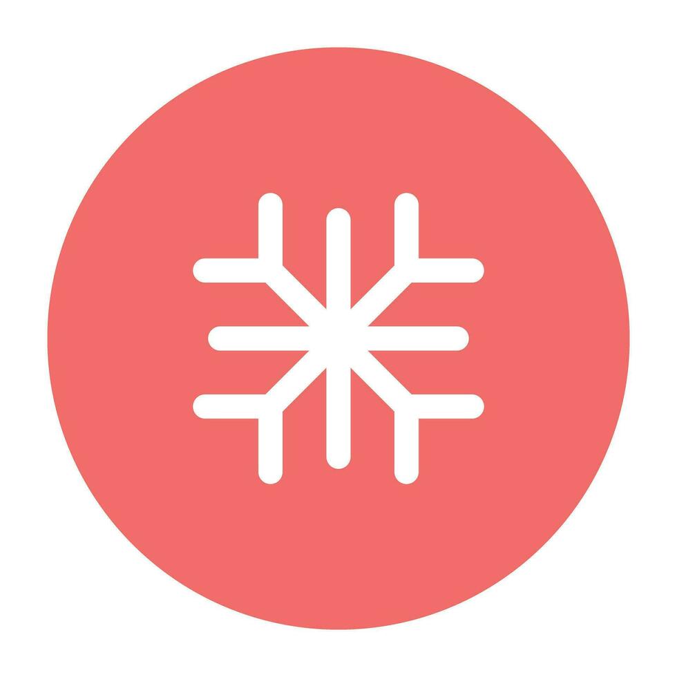 Nature and Weather Flat Round vector