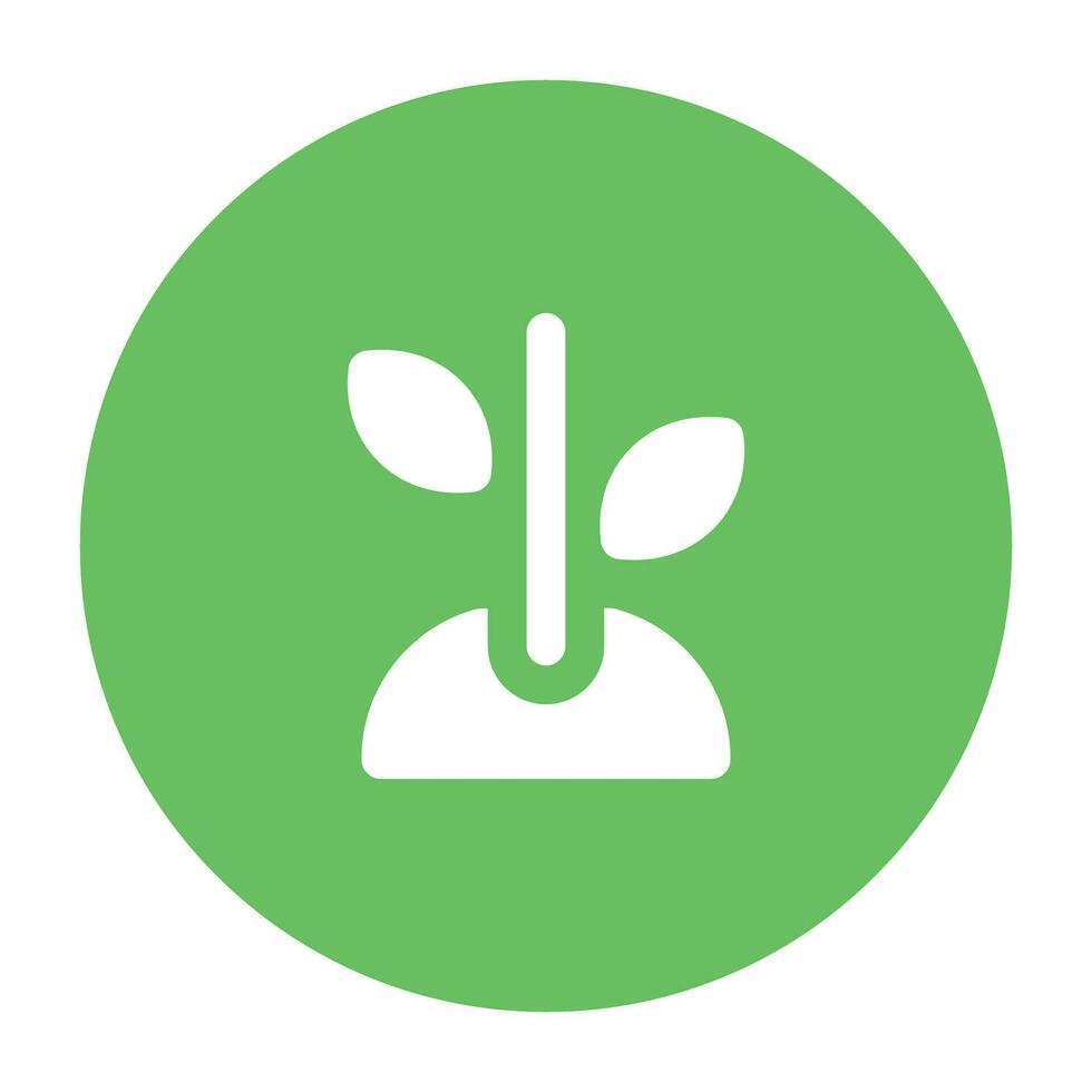 Nature and Weather Flat Round vector