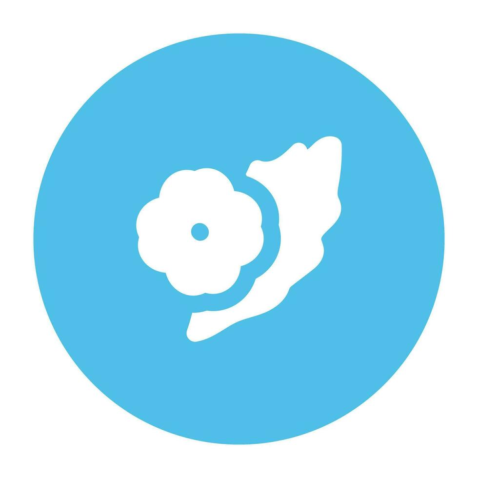 Nature and Weather Flat Round vector