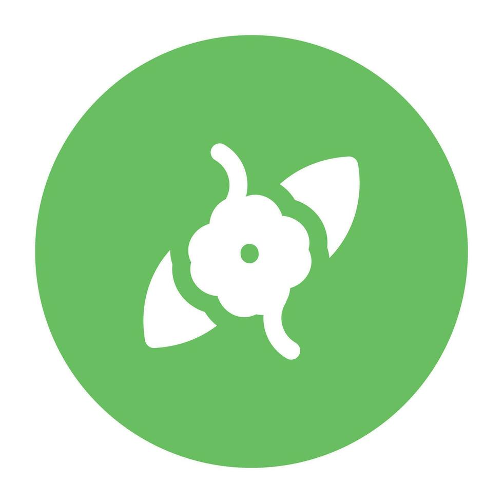 Nature and Weather Flat Round vector