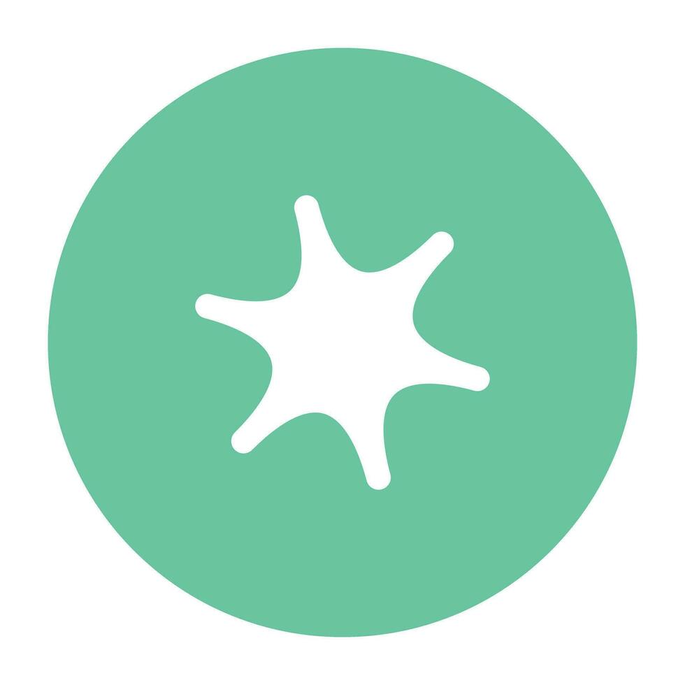 Nature and Weather Flat Round vector