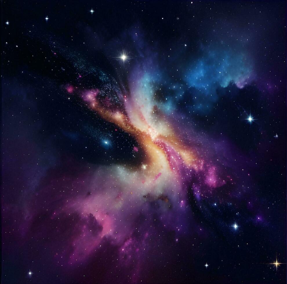 a minimalist yet luxurious abstract galaxy background that uses a