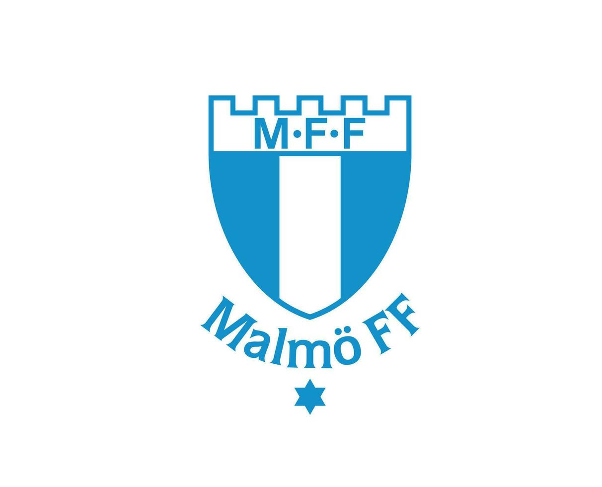 Malmo Club Logo Symbol Sweden League Football Abstract Design Vector Illustration