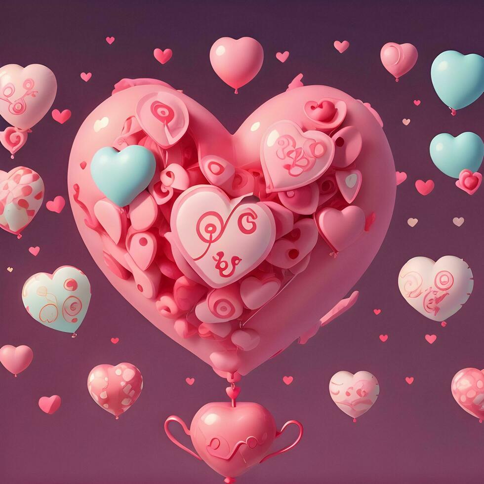 a visually captivating Valentine's Day sale email header with a background that showcases a heart-shaped bouquet of roses photo